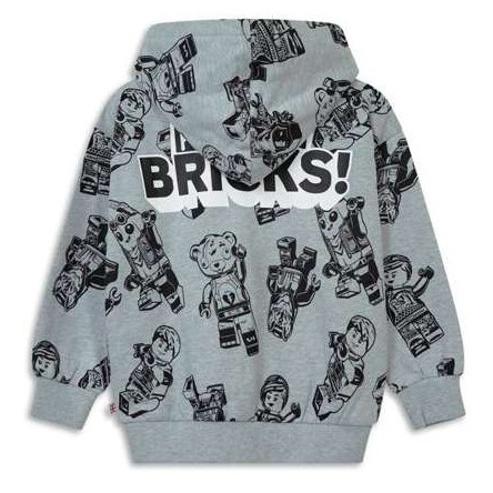 Lego Wear Lwsian 702 Grey gyerek pulóver