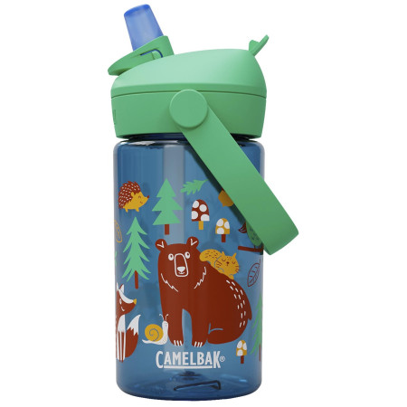 Camelbak Thrive Flip Straw Kids 0,4l kulacs kék/zöld Friendly Forest