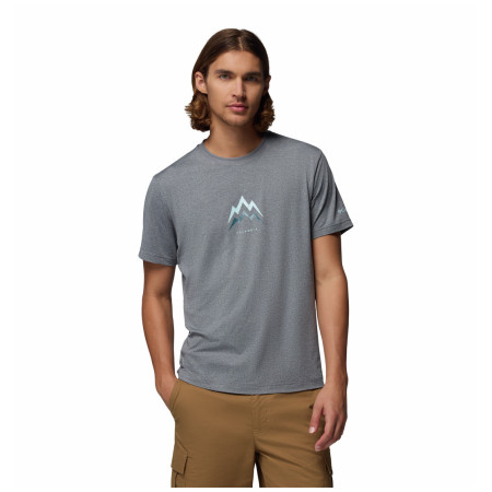 Columbia Parsons Point™ SS Graphic Tee férfi póló szürke City Grey Heather, Pointed Peaks