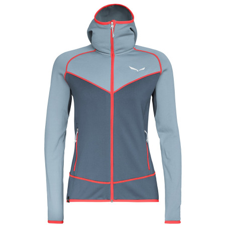 Női pulóver Salewa Puez 3 PL W FZ HDY szürke