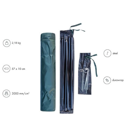 Zulu Dome Tarp árnyékoló - kifeszített sátorponyva