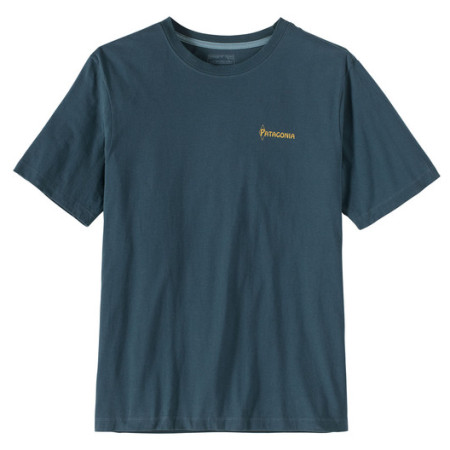 Patagonia M's Water People Banner T-Shirt férfi póló sötétkék Summit Blue