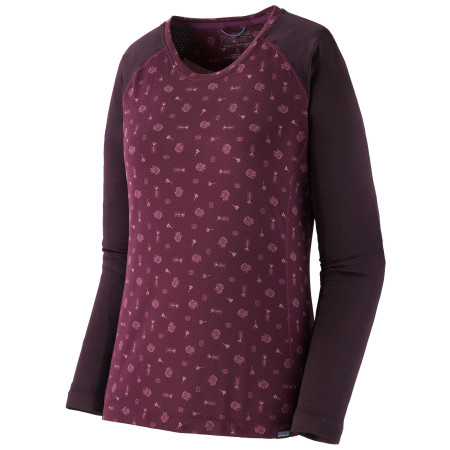 Patagonia Cap Midweight Crew női funkcionális felső lila