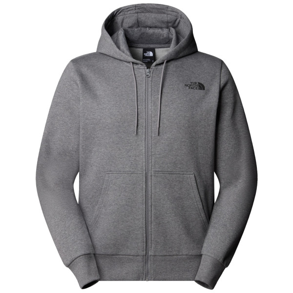 The North Face M Simple Dome Full Zip Hoodie férfi pulóver szürke TNF MEDIUM GREY HEATHER