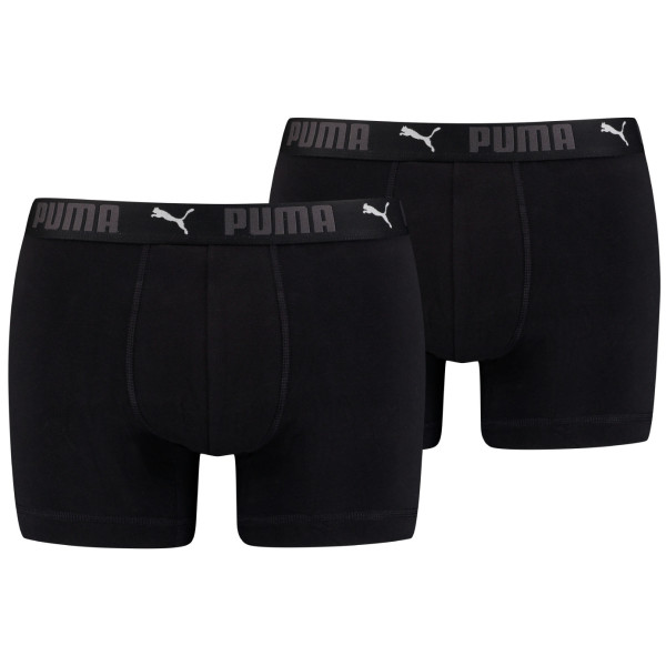 Puma Sport Cotton Boxers 2P férfi boxer fekete Black