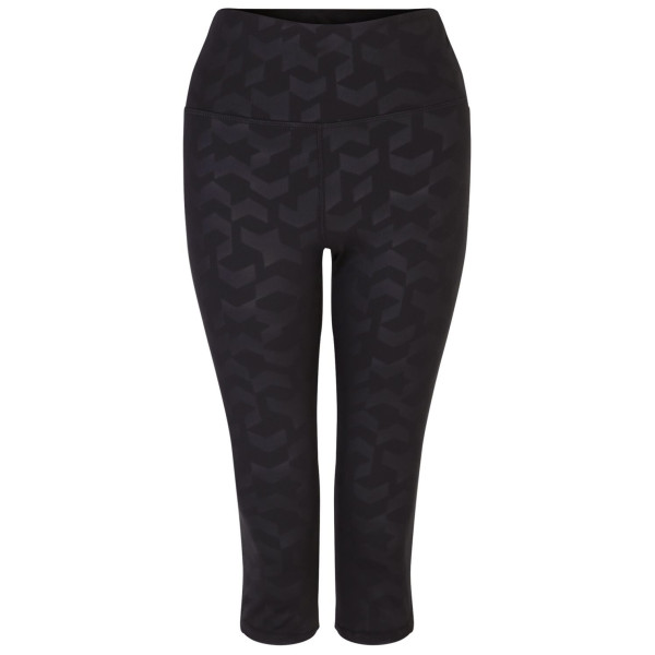 Dare 2b Influential 3/4 női 3/4-es leggings fekete/szürke Black Chevron Print