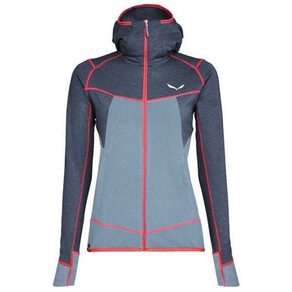 Női pulóver Salewa Puez Hybrid PL W FZ szürke