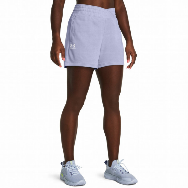 Under Armour Rival Terry Short 2024 női rövidnadrág világoskék Celeste/White