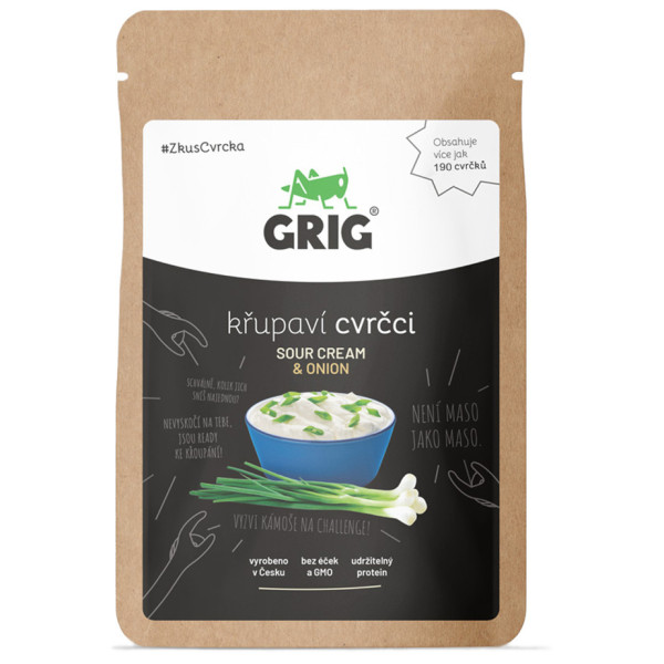 Ehető tücsök Grig Sour Cream & Onion