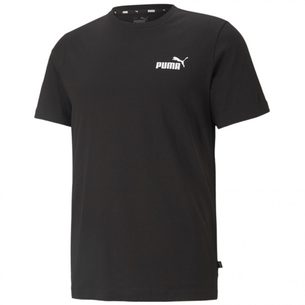 Puma ESS Small Logo Tee férfi póló fekete/fehér Black