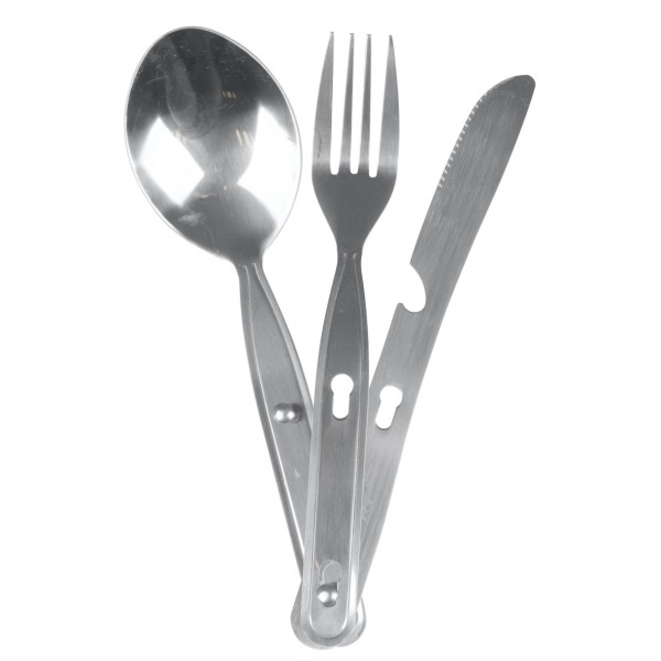 Evőeszköz készlet Bo-Camp Cutlery set ezüst