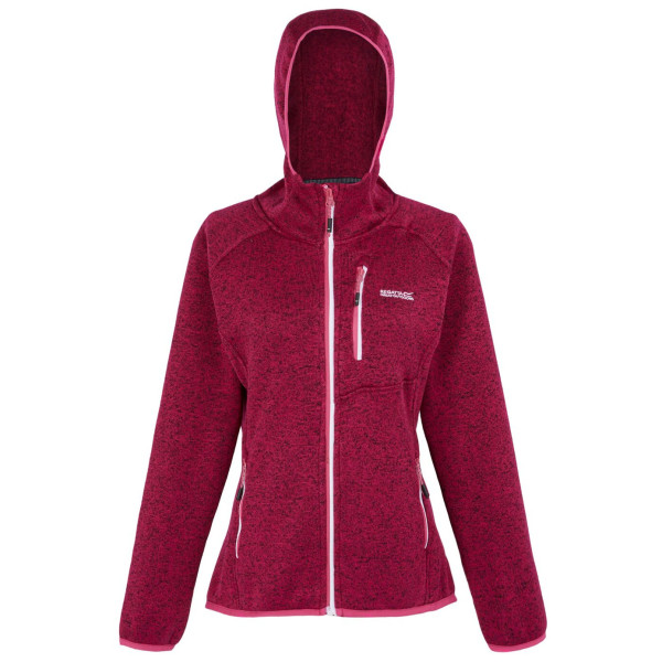 Regatta Wms Hood Newhill női pulóver burgundi vörös Deep Pink