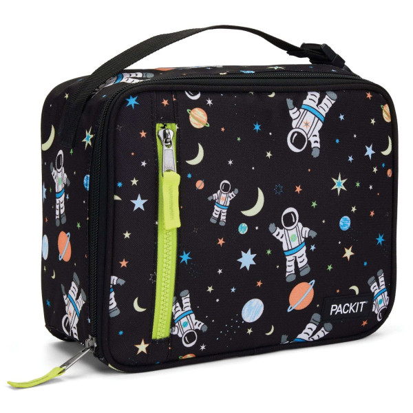 Packit Classic Lunch Box ételtároló doboz fekete/fehér Spaceman