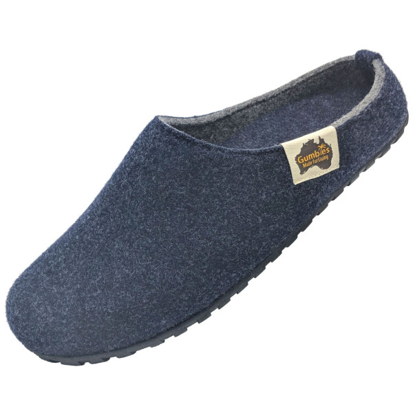 Gumbies Outback - Navy & Grey papucs sötétkék