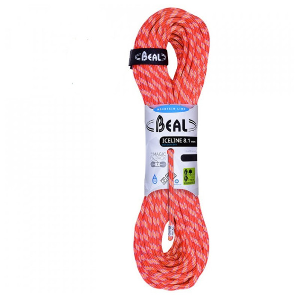 Beal Ice Line 8,1 mm (60 m) hegymászó kötél narancs