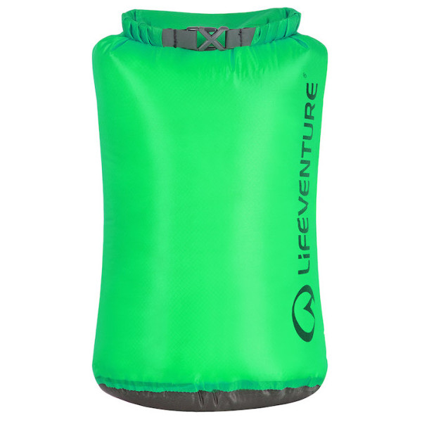 LifeVenture Ultralight Dry Bag 10L vízhatlan zsák zöld Green