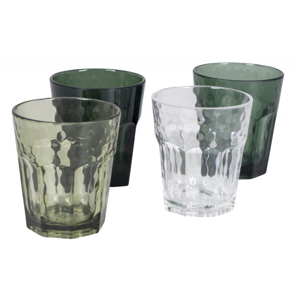 Bo-Camp Tumbler Mix & Match 200 ml - 4ks pohár készlet zöld Green