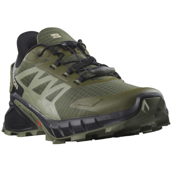 Salomon Supercross 4 férfi futócipő zöld/fekete Olive Night / Moss Gray / Black