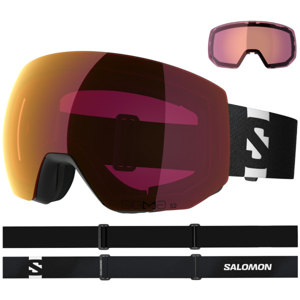 Salomon Radium Pro Sigma (And Extra Lens) síszemüveg fekete/szürke Black