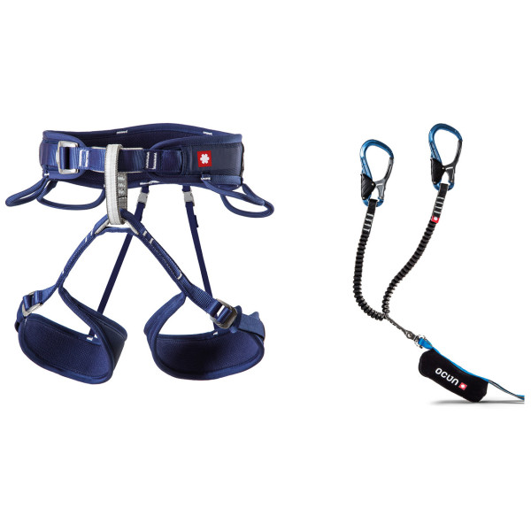 Ocún Via Ferrata Twist Tech Captur Pro Swivel Set ferrata szett k é k