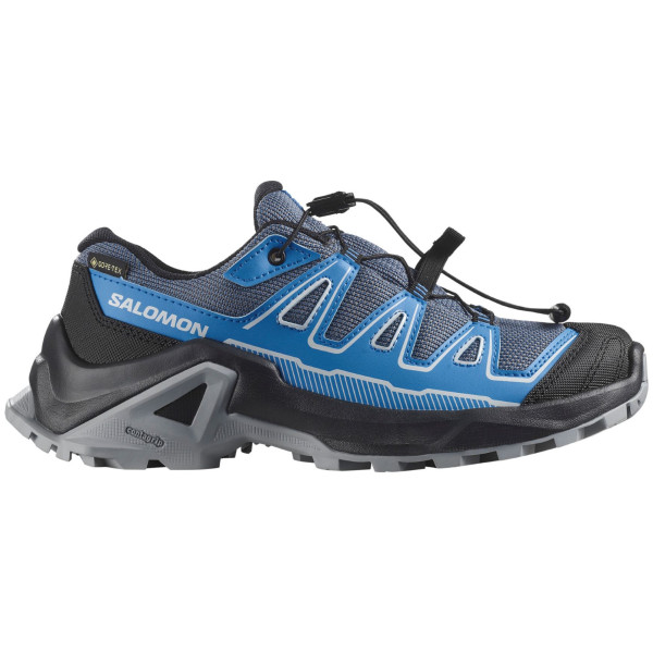 Salomon X Ultra Gore-Tex gyerek cipő kék Turbulence / Black / French Blue