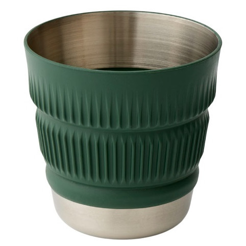 Sea to Summit Detour Stainless Steel Collapsible Mug összecsukható bögre zöld Laurel Wreath Green