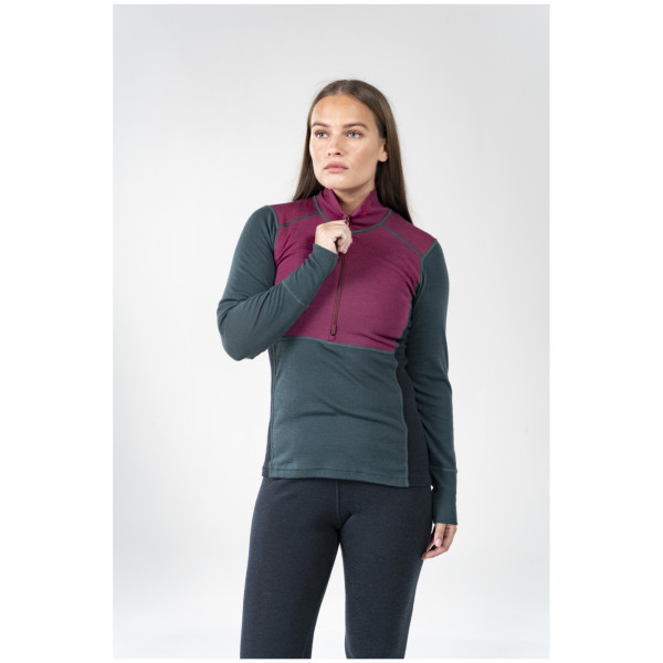 Devold Lauparen Merino 190 Zip Neck Wmn női funkcionális felső