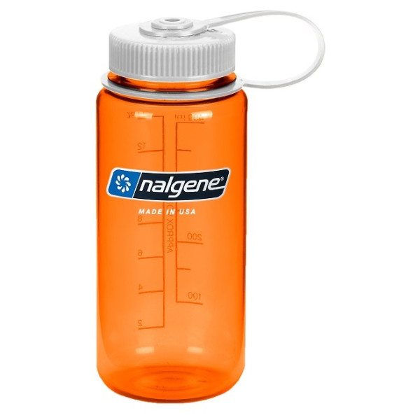 Nalgene Wide Mouth 0,5l kulacs fehér/narancssárga Orange/White