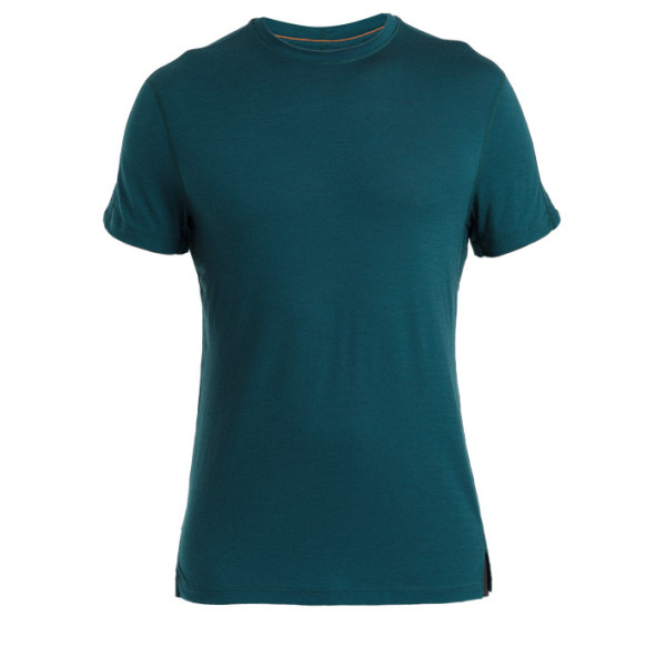 Icebreaker Men Merino 150 Ace SS Tee férfi funkcionális póló zöld/kék Fathom Green