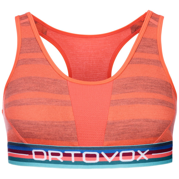 Sport melltartó Ortovox 185 Rock'N'Wool Sport Top narancs