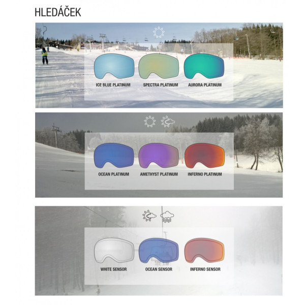 Gyerek síszemüveg Relax Arch HTG54