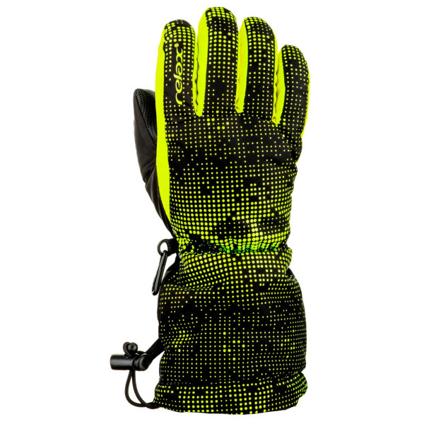 Relax Puzzy gyerek kesztyű fekete/sárga BlackNeonYellow