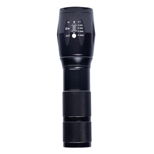 Újratölthető lámpa Solight LED Rechargeable Torch fekete