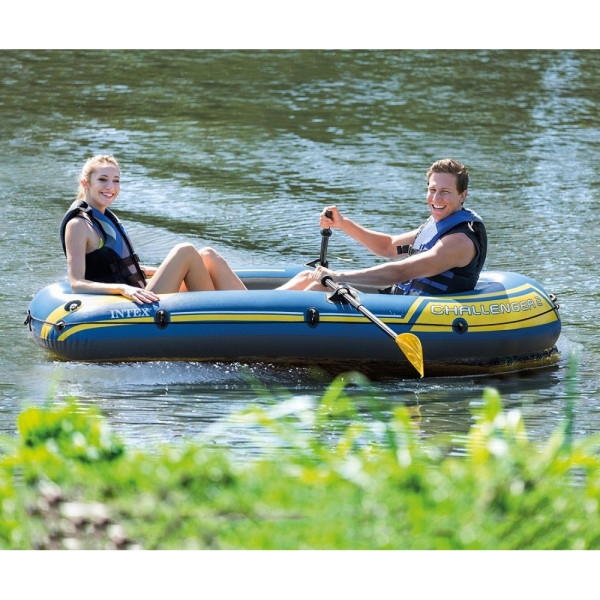 Felfújható csónak Intex Challenger 2 Boat Set 68367NP