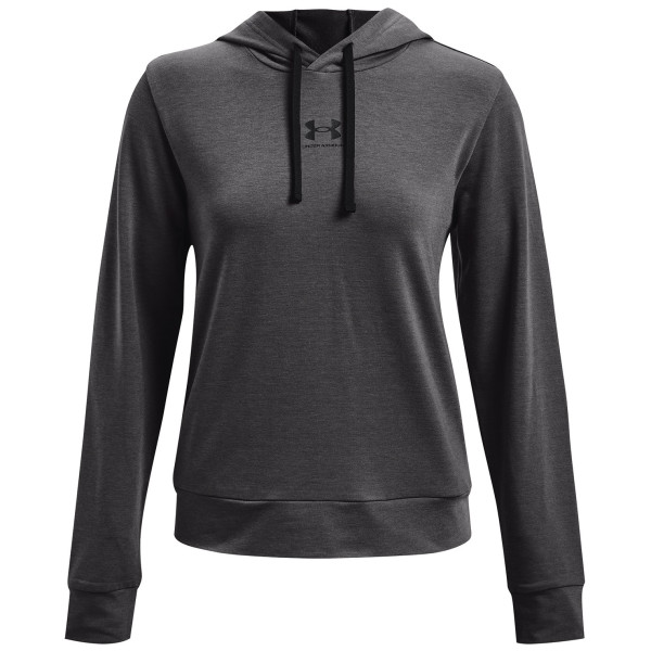 Női pulóver Under Armour Rival Terry Hoodie szürke