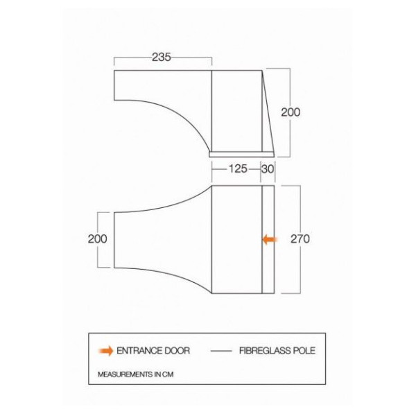 Vango Air Excel Side Awning toldalék sátorelem