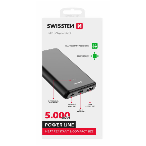 Swissten Power Line 5000 mAh powerbank