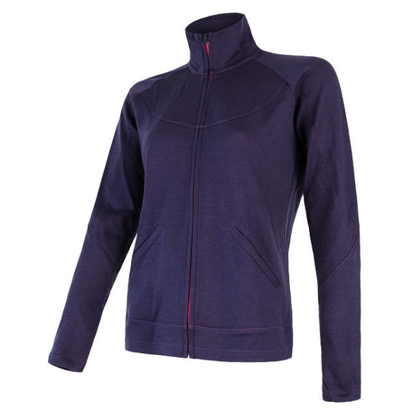 Női pulóver Sensor Merino Upper lila