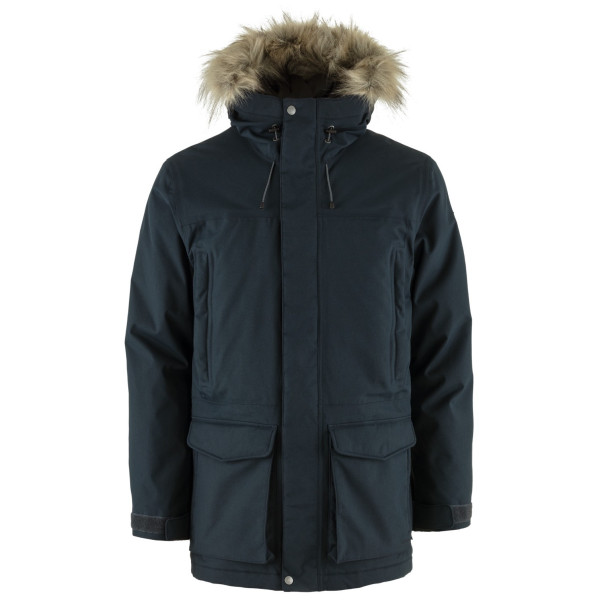 Fjällräven Nuuk Lite Parka férfi télikabát sötétkék Dark Navy