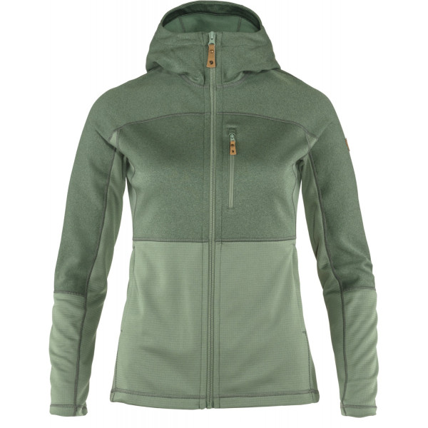 Női kabát Fjällräven Abisko Trail Fleece W zöld