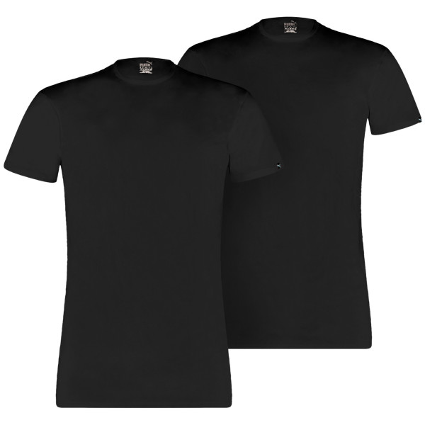 Puma Basic 2P Crew Tee férfi thermo felső fekete Black