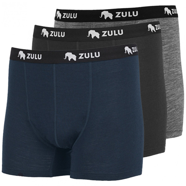 Zulu Merino 160 3-pack férfi boxer kevert színek