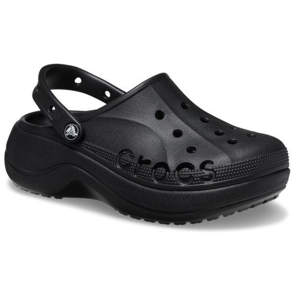 Crocs Baya Platform Clog női papucs fekete