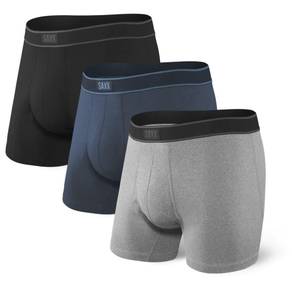 Saxx Daytripper Boxer Brief Fly 3Pk boxeralsó kék/szürke