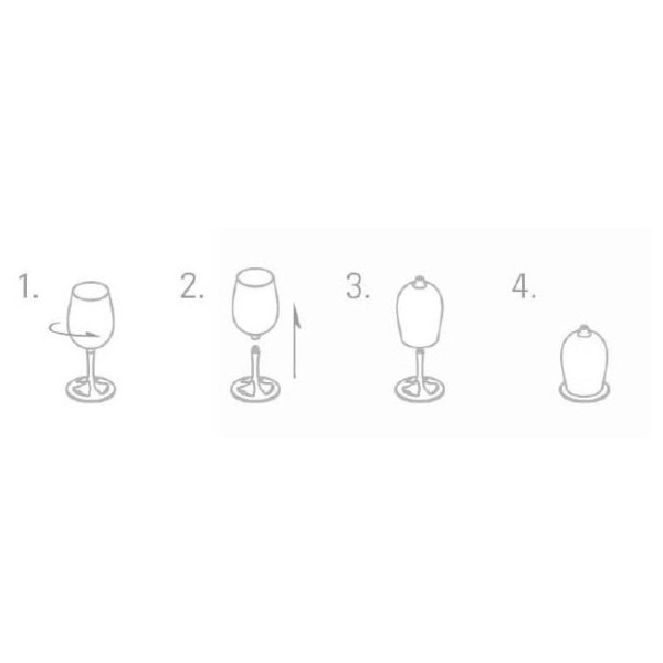 Pohár GSI Outdoors Glacier Stainless Red Wine Glass