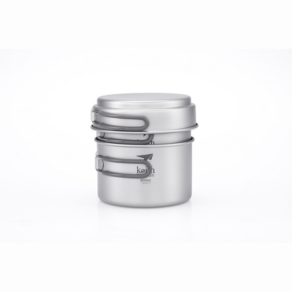 Edénykészlet Keith Titanium 3-Piece Titanium pot and Pan Cook Set
