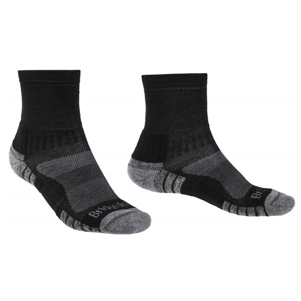 Zokni Bridgedale Hike Lightweight MP Ankle fekete/ezüst