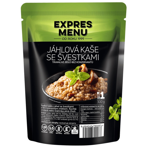 Expres menu Köles zabkása szilvával 300 készétel