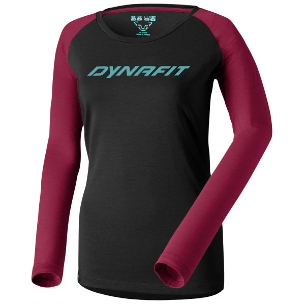 Dynafit 24/7 W L/S Tee női póló piros/fekete