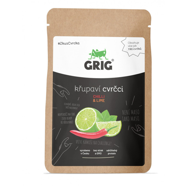 Ehető tücsök Grig Chilli & Lime